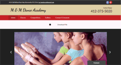 Desktop Screenshot of mmdanceacademy.com